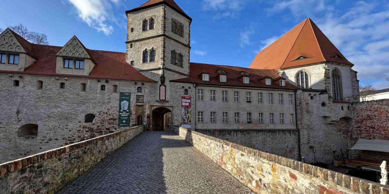 Halle Saale Moritzburg Eingang