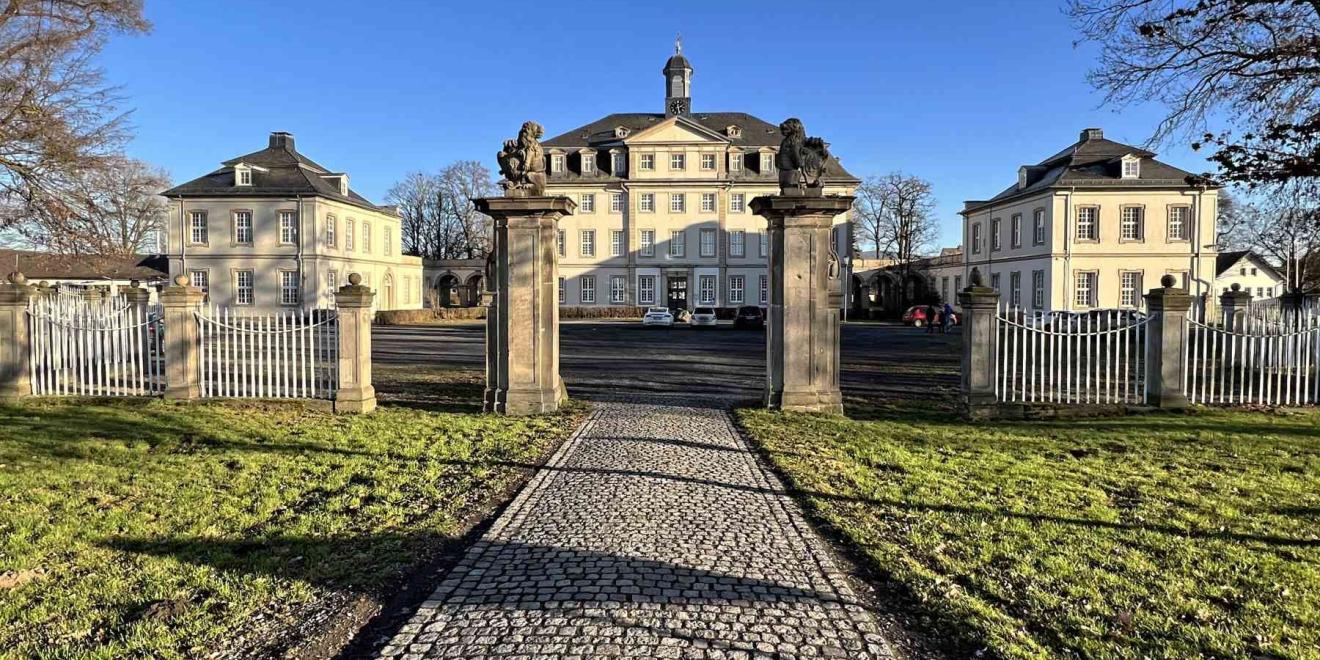 Wabern Jagdschloss Karlshof Westseite