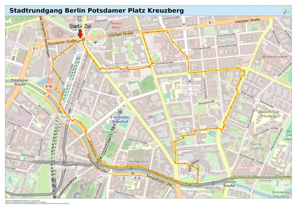 Stadtrundgang Berlin Potsdamer Platz Kreuzberg