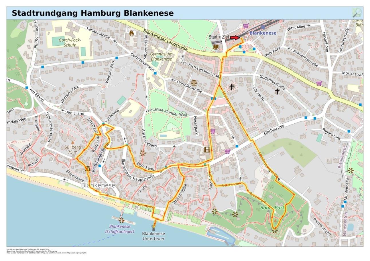 Stadtrundgang Hamburg Blankenese