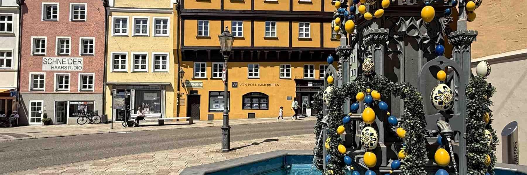 Donauwörth Brunnen am Rathaus