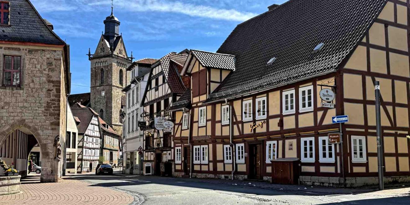 Korbach Stechbahn Fachwerkhäuser