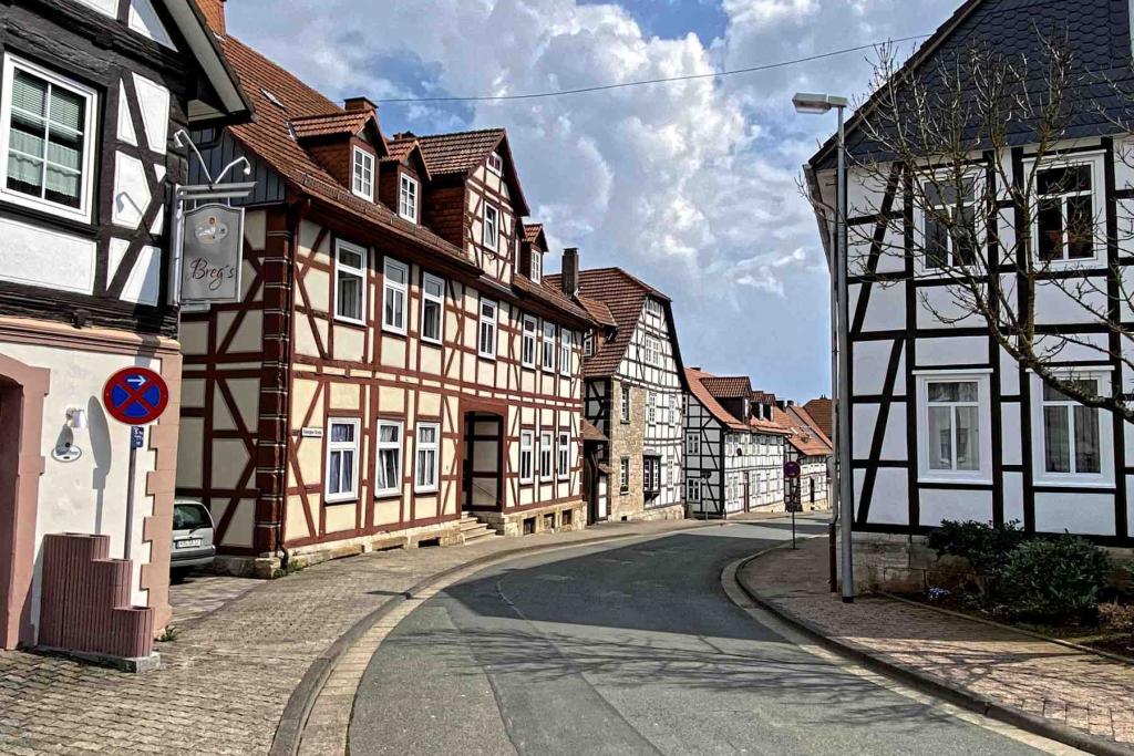 Korbach Dalwygker Straße Fachwerkhäuser