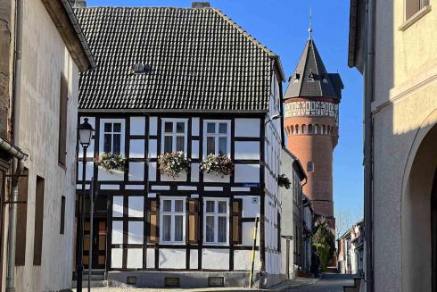 Burg bei Magdeburg Fachwerkhaus Weinbergstraße