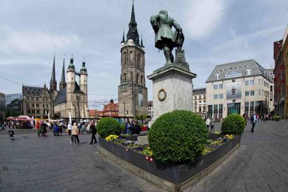 Halle Saale Marktplatz