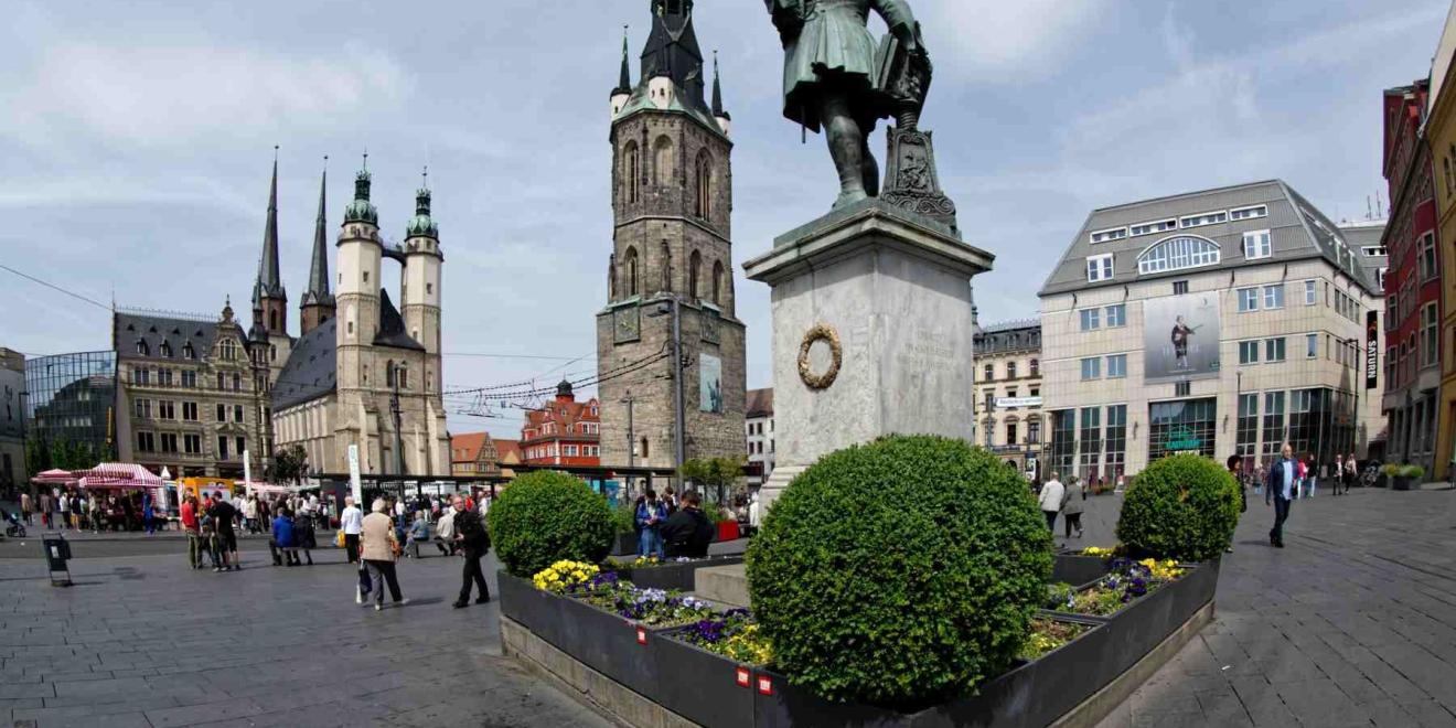 Halle Saale Marktplatz