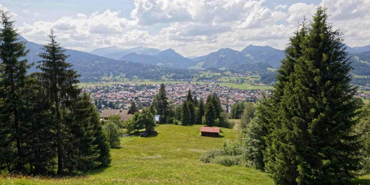 Wallraffweg Blick Oberstdorf
