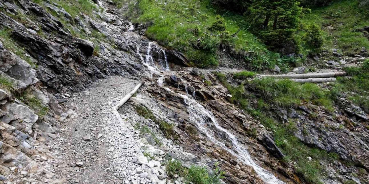 Weg Unterer Geisalpsee Gaisalpe