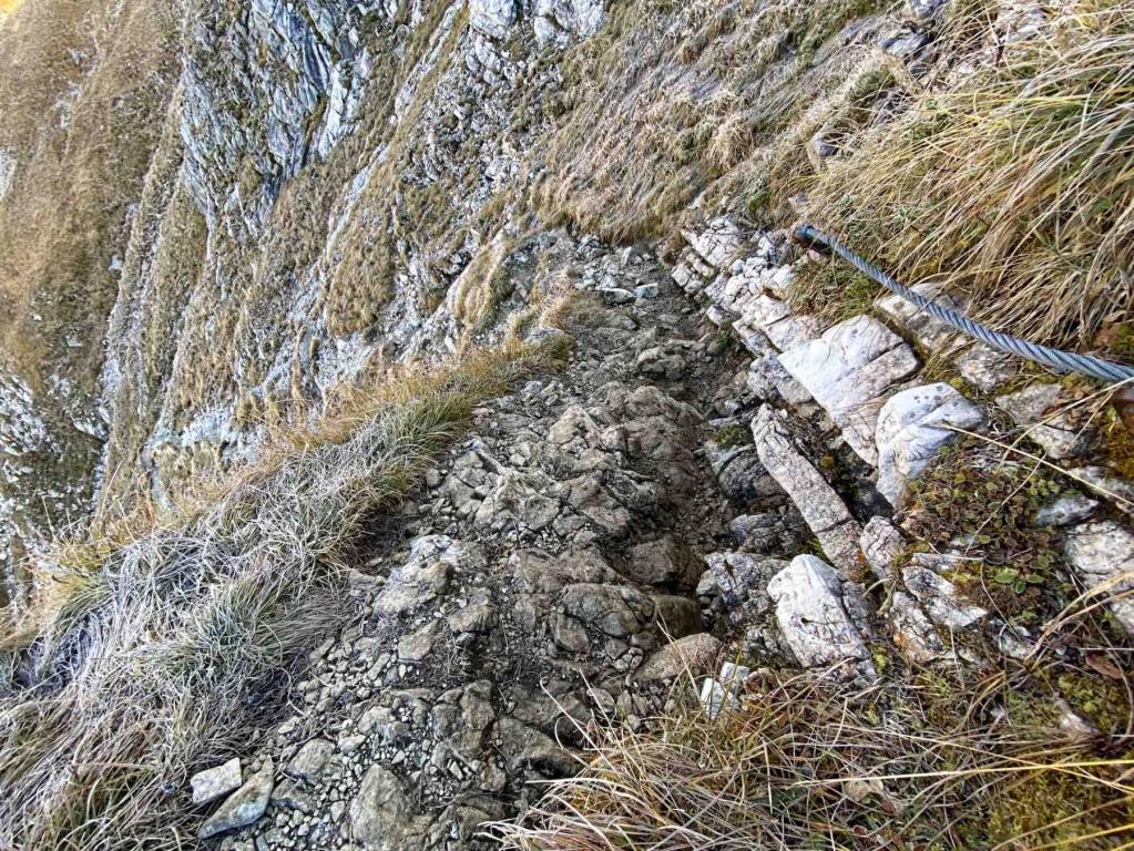 Abzweig Panoramaweg versicherter Abschnitt