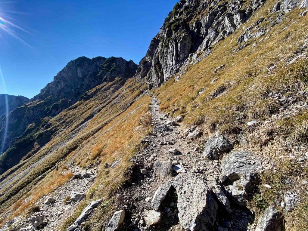 Pfad vom Unteren Gaisalpsee zum Rubihorn