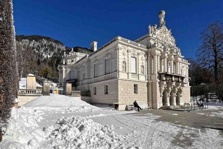 Schloss Linderhof Winter