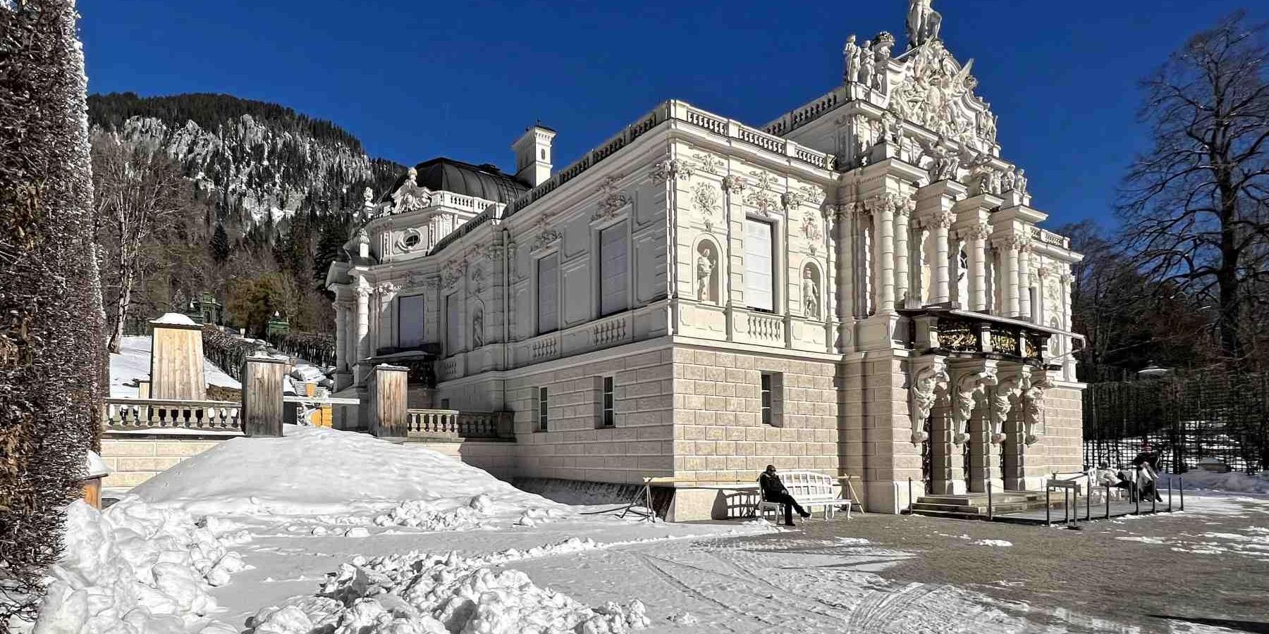 Schloss Linderhof Winter