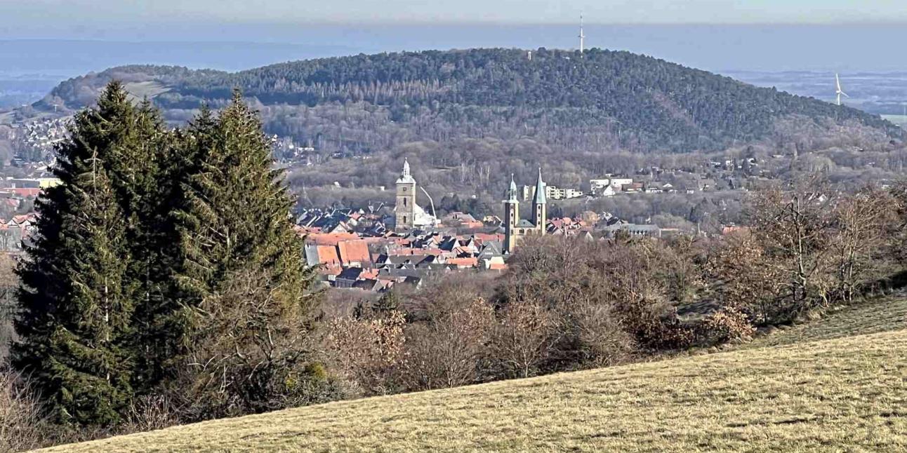 Blick auf Goslar Steinberg Alm