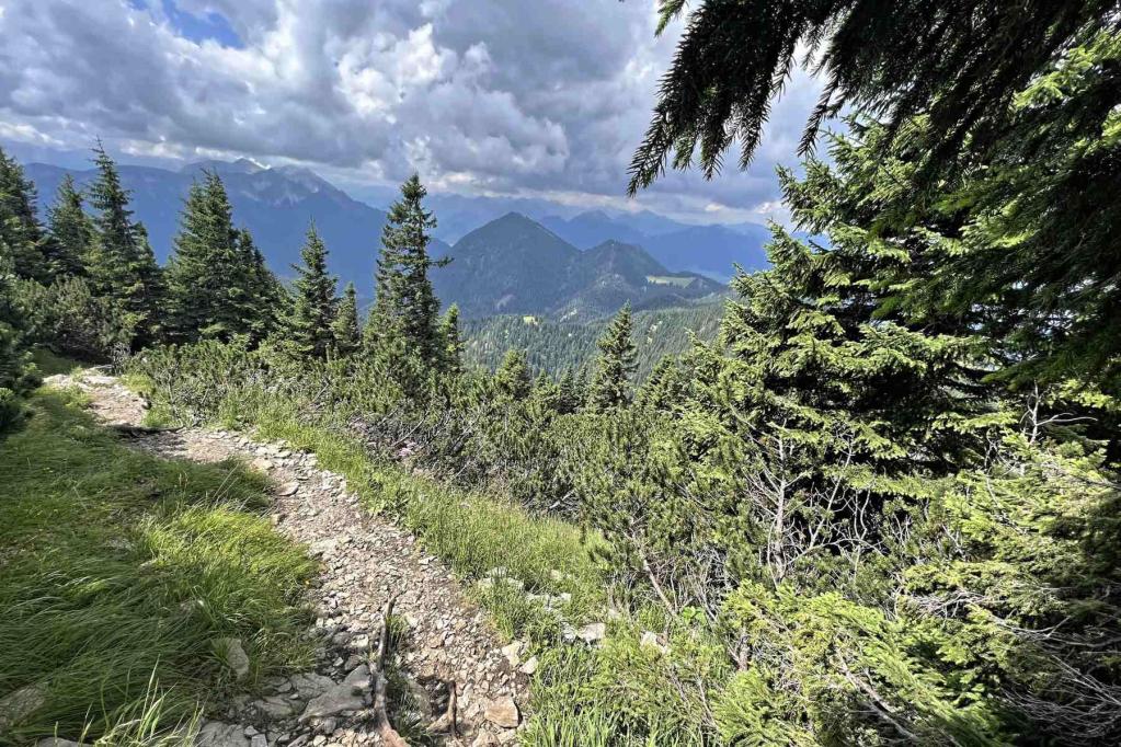 Abstieg Heimgarten Pfad