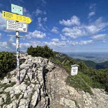 Herzogstand Einstieg Gratweg