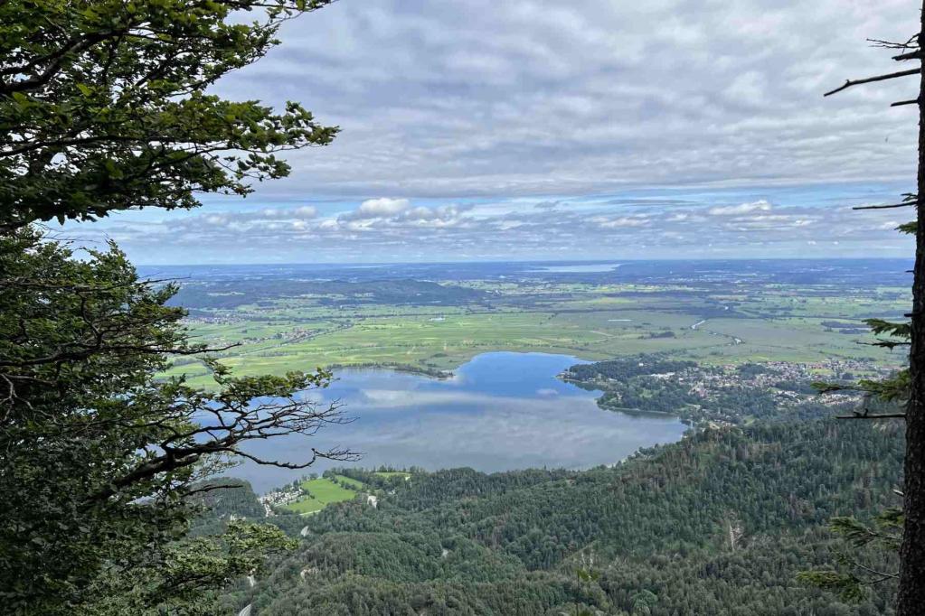 Jochbergsteig Blick Kochelsee