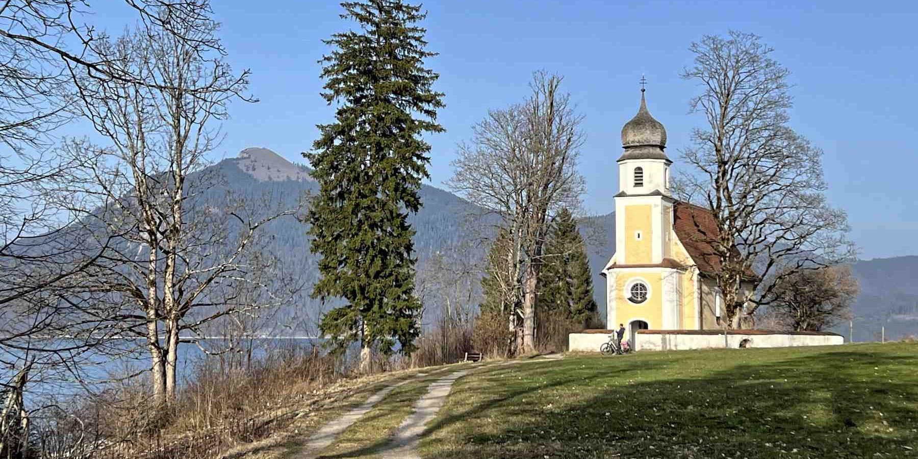 Walchensee Kirche St. Magareth