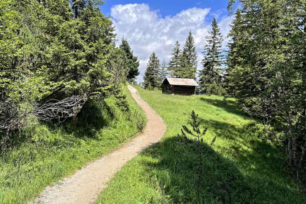 Kranzberg Stadl Abstieg